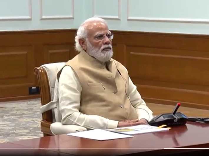 यूपी समेत 4 राज्यों में सरकार गठन को लेकर पीएम मोदी की बैठक, अमित शाह और राजनाथ सिंह हैं मौजूद